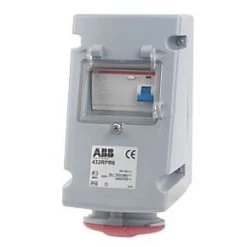 Promo โ๏ธ ABB 32A 3P+N+E Socket with 40A RCD 240/415V ๐ฅ