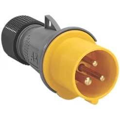 New ✨ ABB 16A 2P+E Straight Plug 110V 🧨