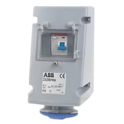 Discount ๐ ABB 32A 2P+E Socket with 40A RCD 200-250V โค๏ธ
